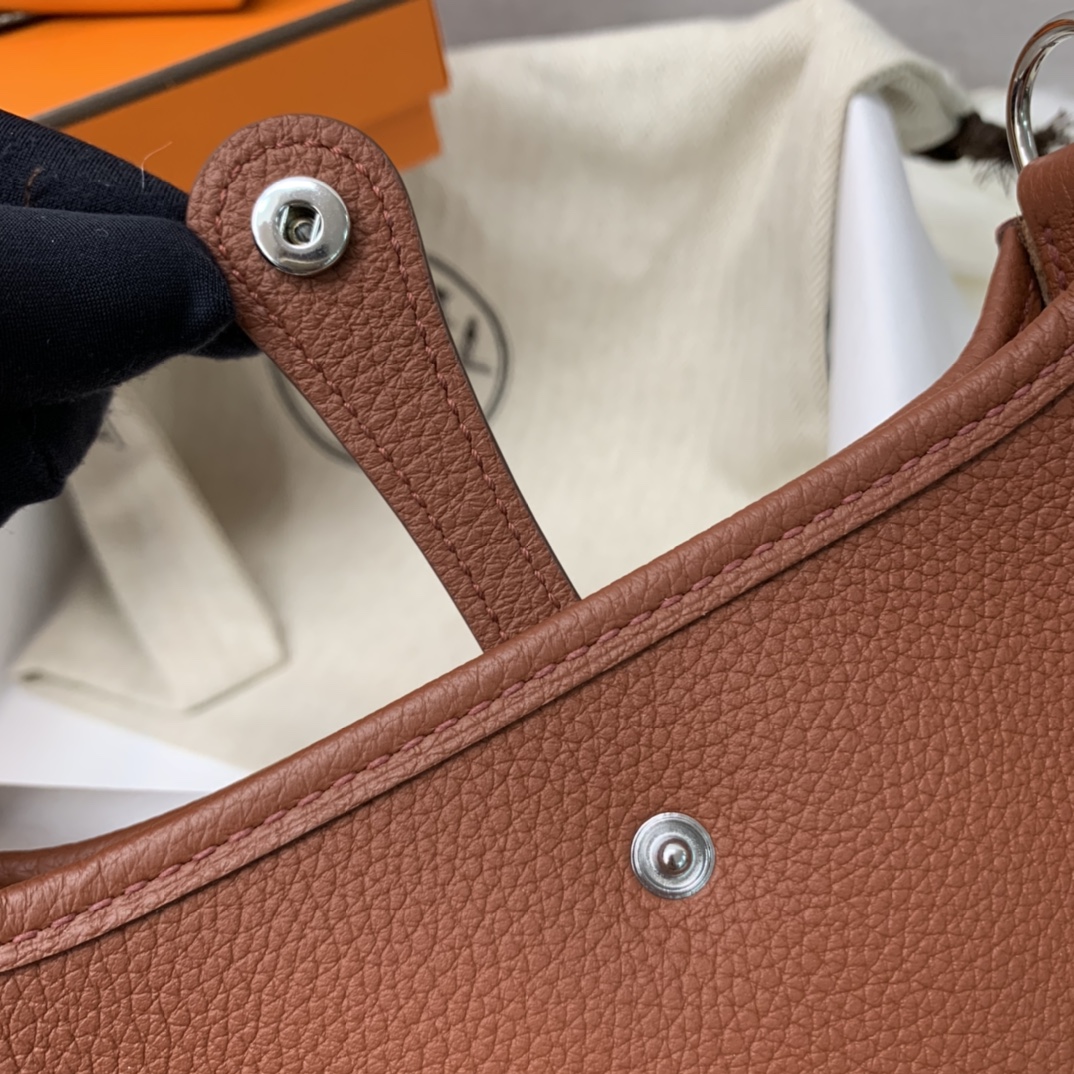 에르메스 미니 에블린16 모리스골드 은장 끌레망스 가죽